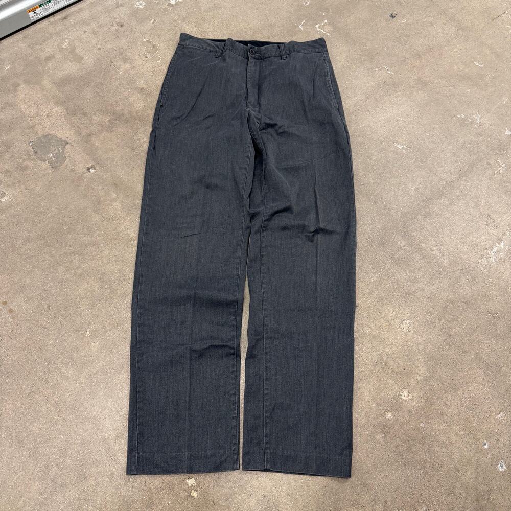 Vintage 90s GAP Salt & Pepper Work Style Chino Pants Black Men 33x34 Straight
